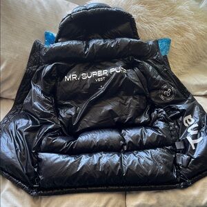 TNA Black Mr. Super Puff Vest